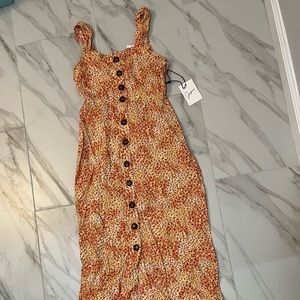 NWT Japna Button Down Maxi Sundress
